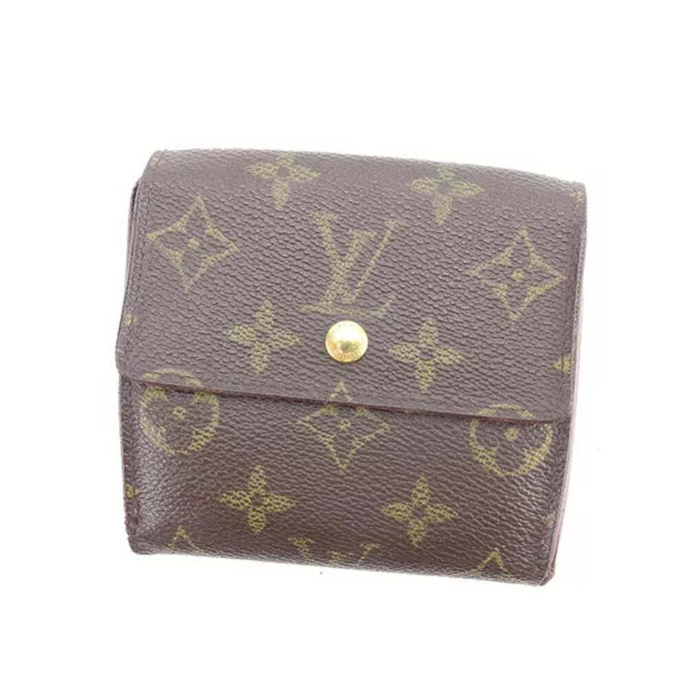 Louis Vuitton Wallet Purse Monogram Brown Woman unisex Authentic Used
